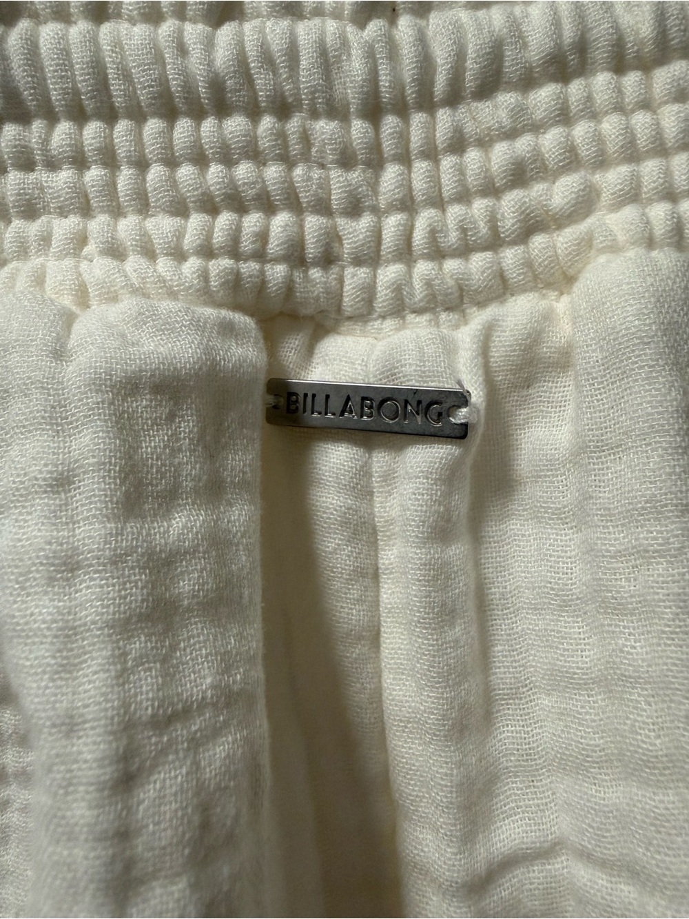 Billabong In The Waves Cream Gauze Shorts NWT Size M - Picture 4 of 8